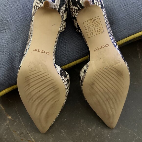 Aldo Snakeskin kitten heal pumps Size 7 - Picture 2 of 4